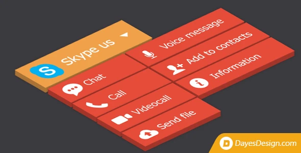 Skype Button – add a multi-function skype button